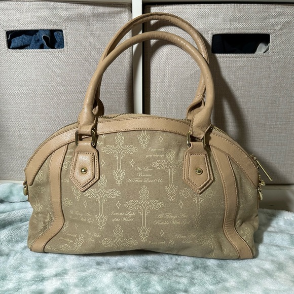The Bradford Exchange Tan and Gold Handbag - Picture 1 of 9